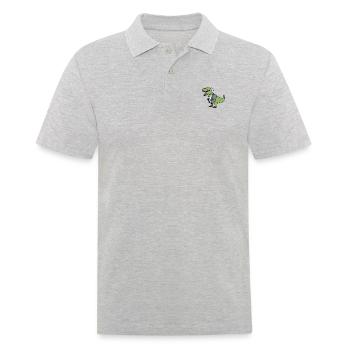 T Rex - Polo Homme - gris chiné - Devant - Kai (181cm)