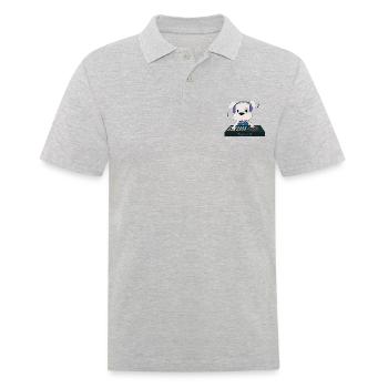 Happy Louis - DJ - Polo Homme - gris chiné - Devant - Kai (181cm)