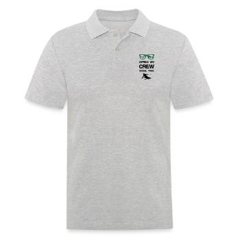 Apres Ski Crew Ischgl - Männer Poloshirt - Grau meliert - Vorne - Kai (181cm)