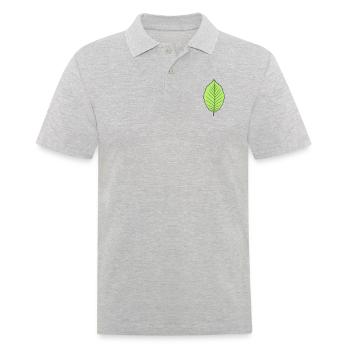 hêtre feuille arbre plante forme clip art conception forêt - Polo Homme - gris chiné - Devant - Kai (181cm)