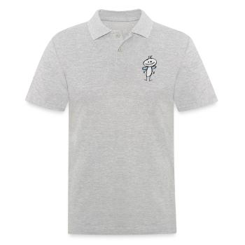 Guardian Angel - Men's Polo Shirt - heather grey - Front - Kai (181cm)