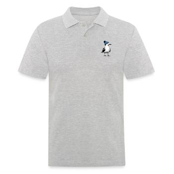 North Sea Harbor Moin Seagull Bonnet Bleu - Polo Homme - gris chiné - Devant - Kai (181cm)