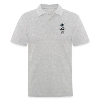 Argentine Bebé Fútbol Fan - Polo Homme - gris chiné - Devant - Kai (181cm)