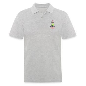 Bubble Tea - Men's Polo Shirt - heather grey - Front - Kai (181cm)