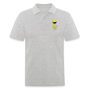 Bron to Ride Baby - Männer Poloshirt - Grau meliert - Vorne - Kai (181cm)