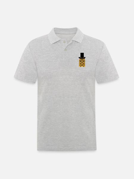 Ramoneur - Polo Homme - gris chiné