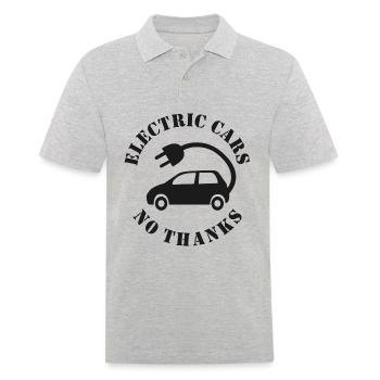 Voitures électriques Non merci - Polo Homme - gris chiné - Devant - Kai (181cm)