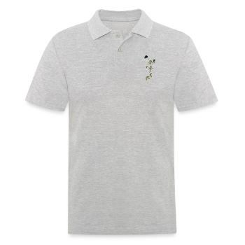 herb rosemary parsley thyme dill oregano - Men's Polo Shirt - heather grey - Front - Kai (181cm)