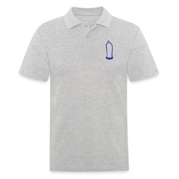 condom capote 1 - Polo Homme - gris chiné - Devant - Kai (181cm)