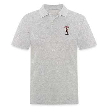 Echoes of the Forgotten – Dark Horror Design - Men's Polo Shirt - heather grey - Front - Kai (181cm)