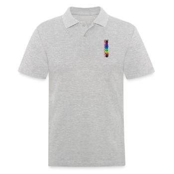 Love Hurts sometimes - Men's Polo Shirt - heather grey - Front - Kai (181cm)