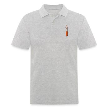 Chemistry - Men's Polo Shirt - heather grey - Front - Kai (181cm)