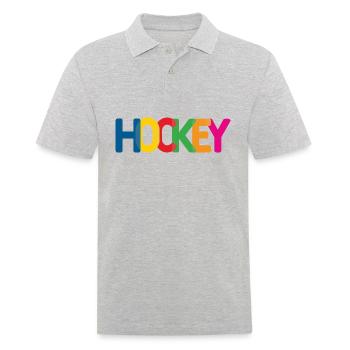 Hockey - Polo Homme - gris chiné - Devant - Kai (181cm)