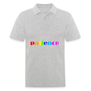Patience - Polo Homme - gris chiné - Devant - Kai (181cm)