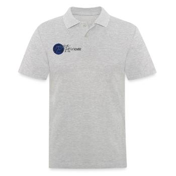 Sternzeichen Wassermann Tierkreiszeichen Astrologi - Männer Poloshirt - Grau meliert - Vorne - Kai (181cm)