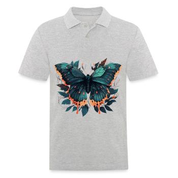 Papillon Nature - Polo Homme - gris chiné - Devant - Kai (181cm)