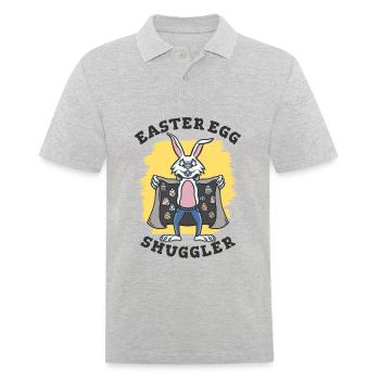 Oeufs de Pâques Contrebandier Lapin de Pâques - Polo Homme - gris chiné - Devant - Kai (181cm)