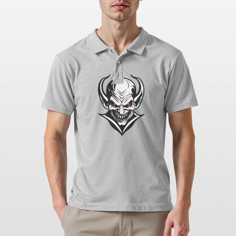 Devil / Hell / Horror / Devilish / Evil Men's Polo Shirt