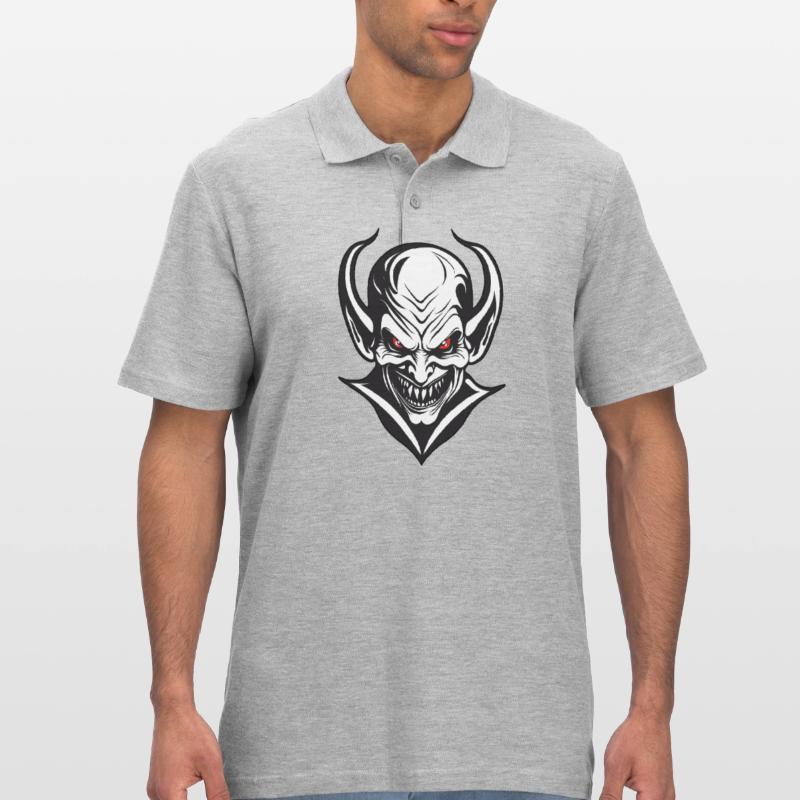 Devil / Hell / Horror / Devilish / Evil Men's Polo Shirt