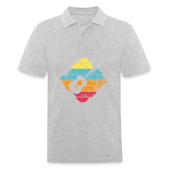 Ukulele - Polo Homme - gris chiné - Devant - Kai (181cm)