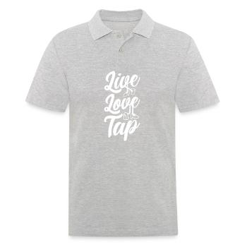 Vivre comme l’amour Tap - Polo Homme - gris chiné - Devant - Kai (181cm)