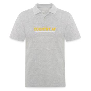 Land Af - Männer Poloshirt - Grau meliert - Vorne - Kai (181cm)
