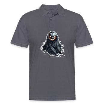 Zierkürbis mit Umhang - Männer Poloshirt - Anthrazit - Vorne - Nico (186cm)