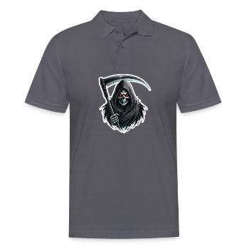 Sensenmann - Männer Poloshirt - Anthrazit - Vorne - Nico (186cm)