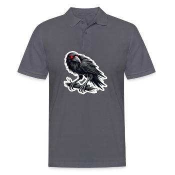 Rabenvogel - Männer Poloshirt - Anthrazit - Vorne - Nico (186cm)
