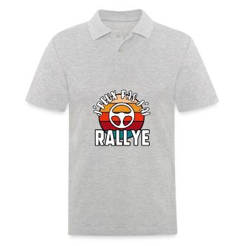J’peux pas j’ai rallye - Polo Homme - gris chiné - Devant - Kai (181cm)