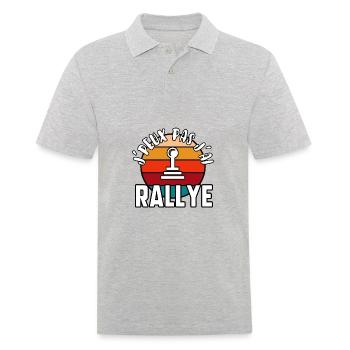 J’peux pas j’ai rallye - Polo Homme - gris chiné - Devant - Kai (181cm)