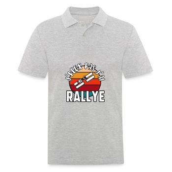 J’peux pas j’ai rallye - Polo Homme - gris chiné - Devant - Kai (181cm)