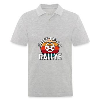 J’peux pas j’ai rallye - Polo Homme - gris chiné - Devant - Kai (181cm)
