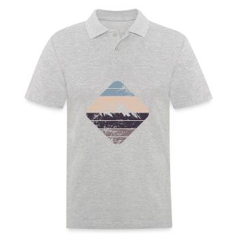 Berg - Polo Homme - gris chiné - Devant - Kai (181cm)