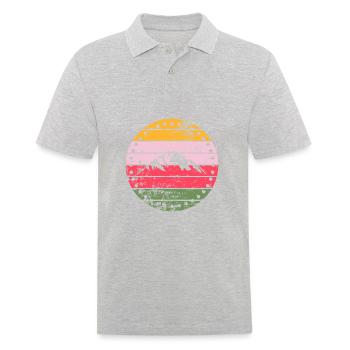 Berg - Polo Homme - gris chiné - Devant - Kai (181cm)