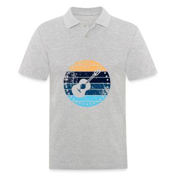 Ukulele - Polo Homme - gris chiné - Devant - Kai (181cm)