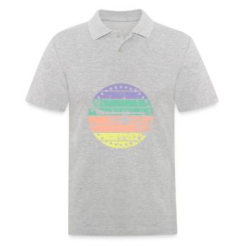 Trompette - Polo Homme - gris chiné - Devant - Kai (181cm)