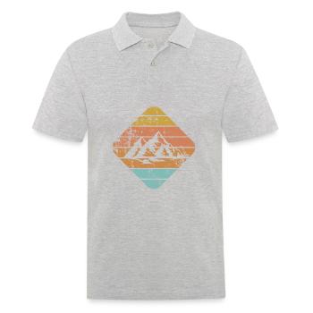 Berg - Polo Homme - gris chiné - Devant - Kai (181cm)