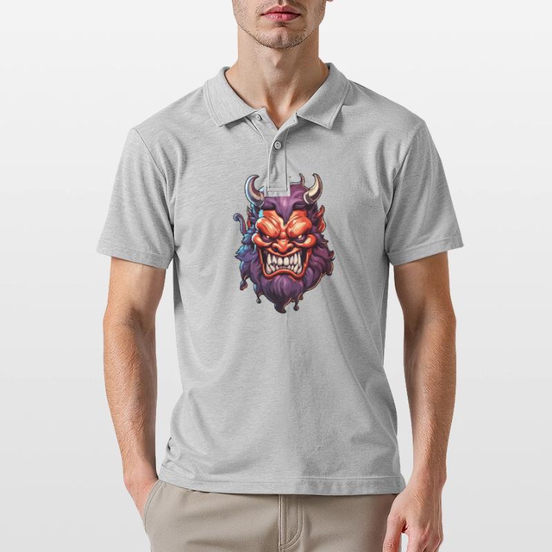 Devil / Hell / Horror / Devilish / Evil Men's Polo Shirt