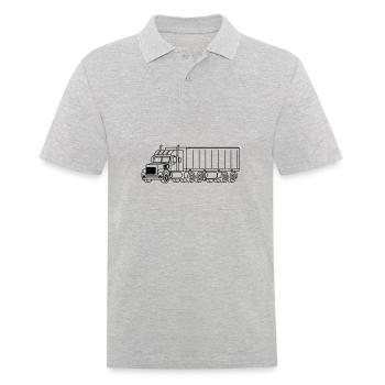 Trucks / Trucks - Men's Polo Shirt - heather grey - Front - Kai (181cm)