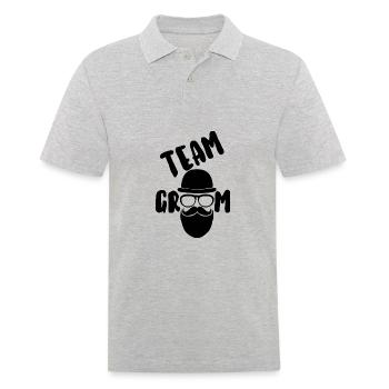Team groom - Polo Homme - gris chiné - Devant - Kai (181cm)