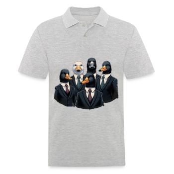 Boss Ducks - Polo Homme - gris chiné - Devant - Kai (181cm)