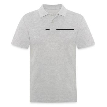 strich_f1 - Polo Homme - gris chiné - Devant - Kai (181cm)