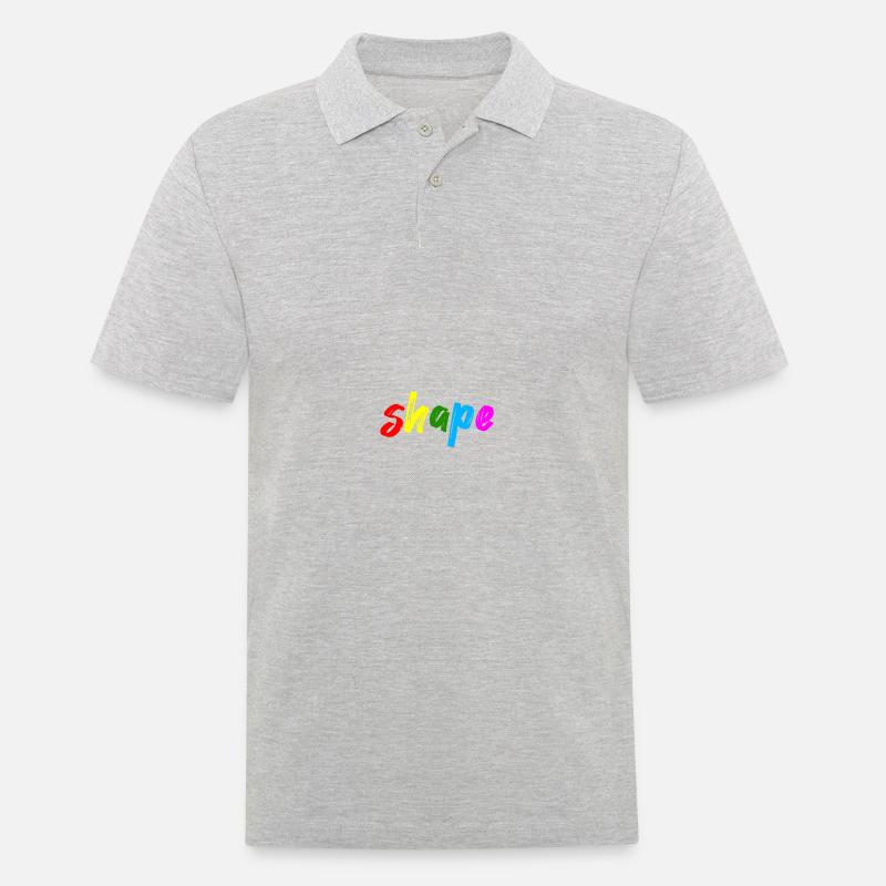 Shape - Männer Poloshirt - Grau meliert
