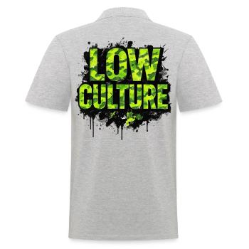 Scène streetstyle auto-tuning de basse culture - Polo Homme - gris chiné - Dos - Kai (181cm)
