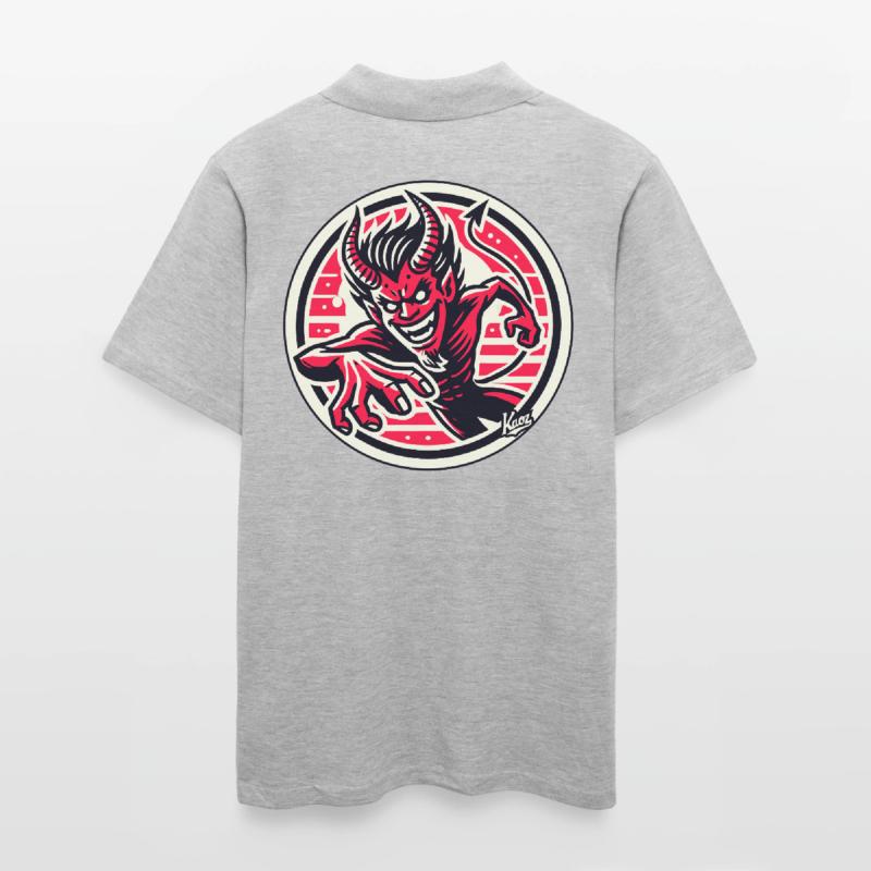 Agile Evil Devilish Devil Devil Devil Men's Polo Shirt