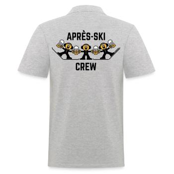 Trio Après-Ski Crew (Bière / Caricature / 3C) - Polo Homme - gris chiné - Dos - Kai (181cm)