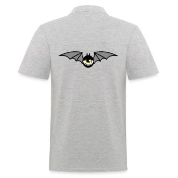 Chauve-souris - Polo Homme - gris chiné - Dos - Kai (181cm)
