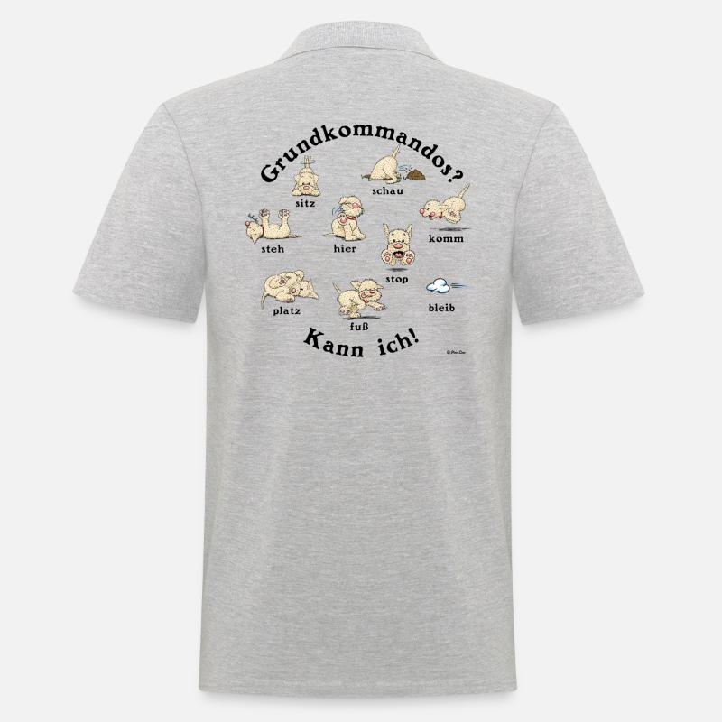 Commandos2 - Polo Homme - gris chiné