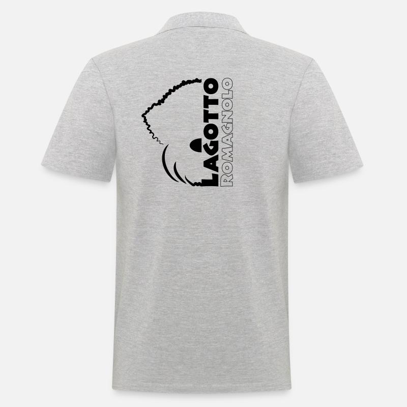 Laglogo1 1 - Männer Poloshirt - Grau meliert